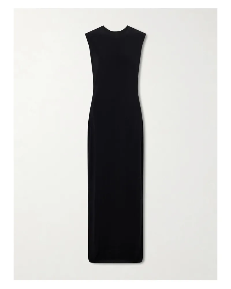 Norma Kamali Stretch-crepe Maxi Dress - Black Black