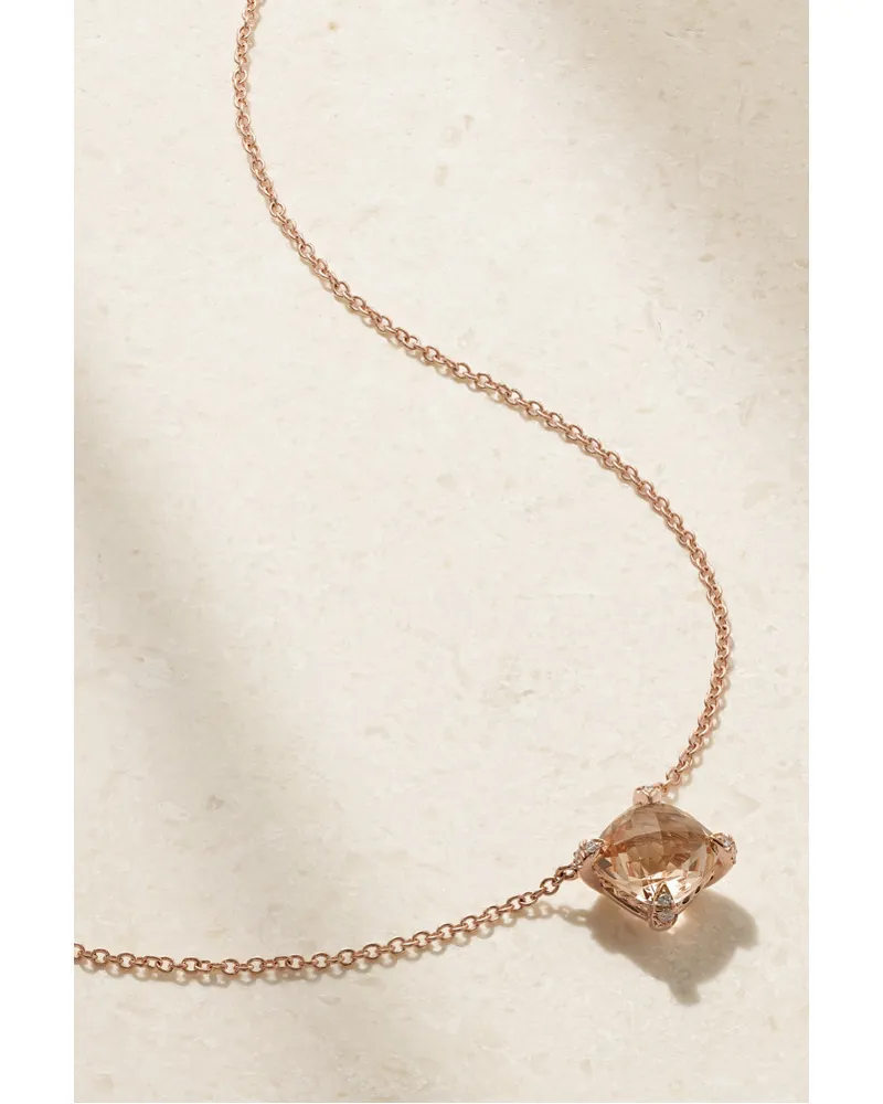 David Yurman Chatelaine Kette aus 18 Karat Rosé Gold