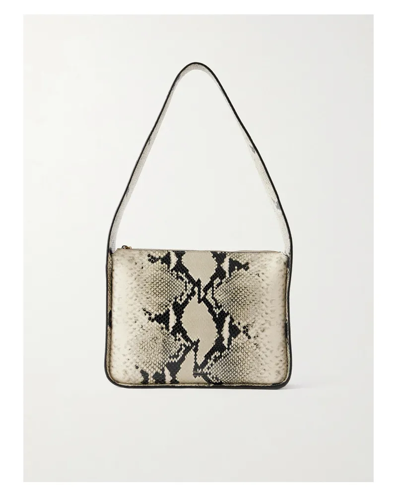 KHAITE Lori Snake-effect Leather Shoulder Bag - Animal print Animal