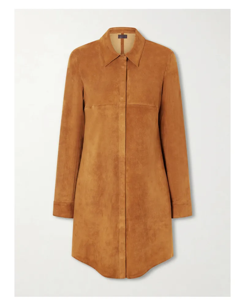 Stouls Geraldine Suede Dress - Brown Brown