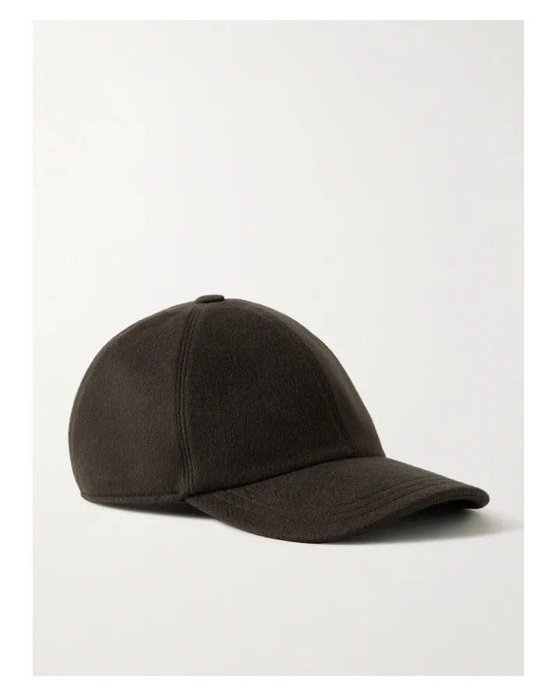 The Row Caspian Baseballkappe Aus Kaschmir - Braun Braun