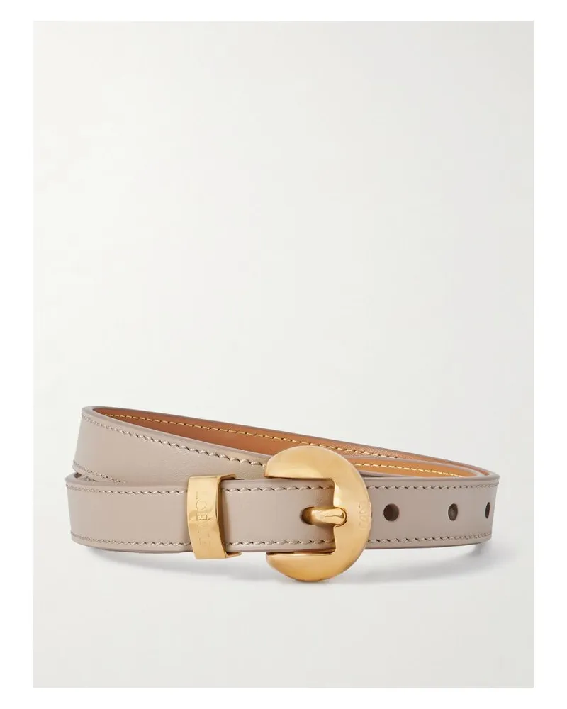 Loewe Pebble Ledergürtel - Neutral Neutral