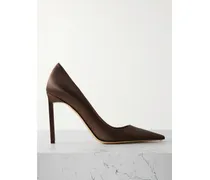 Betty Pumps Aus Satin - Braun