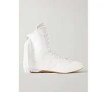 Rasant V3 Sneakers Aus Canvas Mit Besätzen Aus Synthetischem Material Und Fransen - Weiß