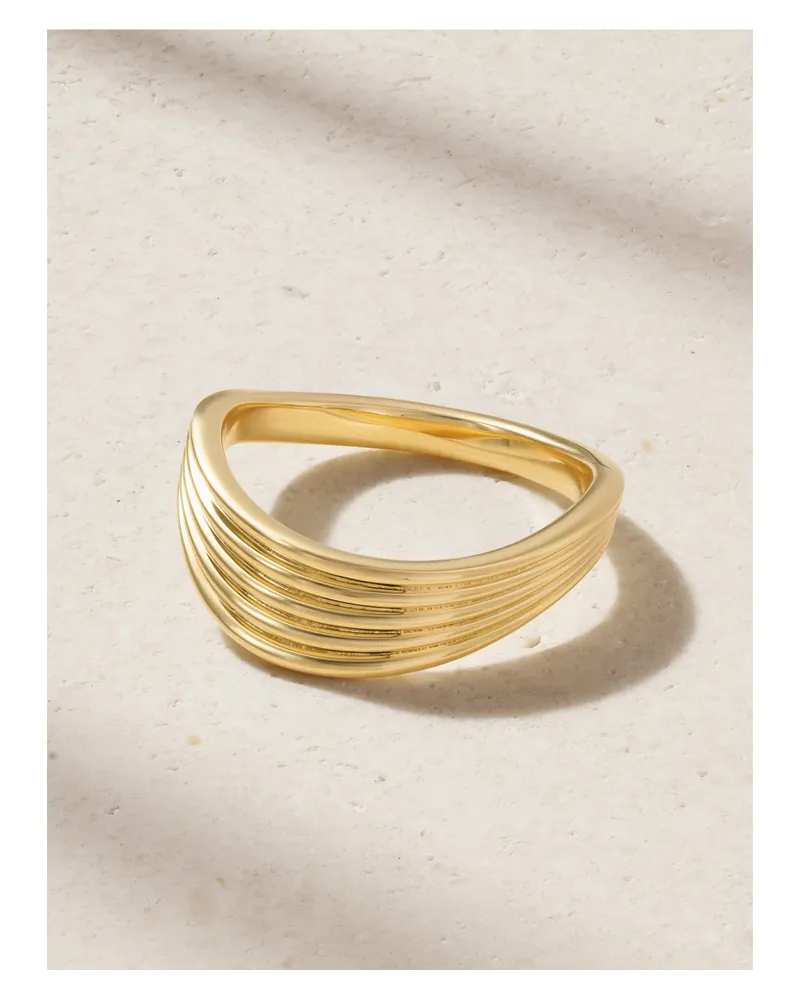 Fernando Jorge Stream Lines Wave Ring Aus 18 Karat Gold Gold
