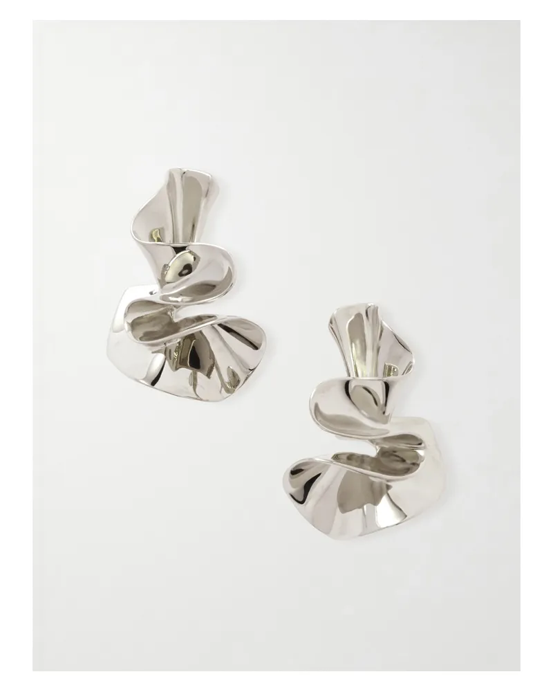 Bottega Veneta Silver Earrings Silver