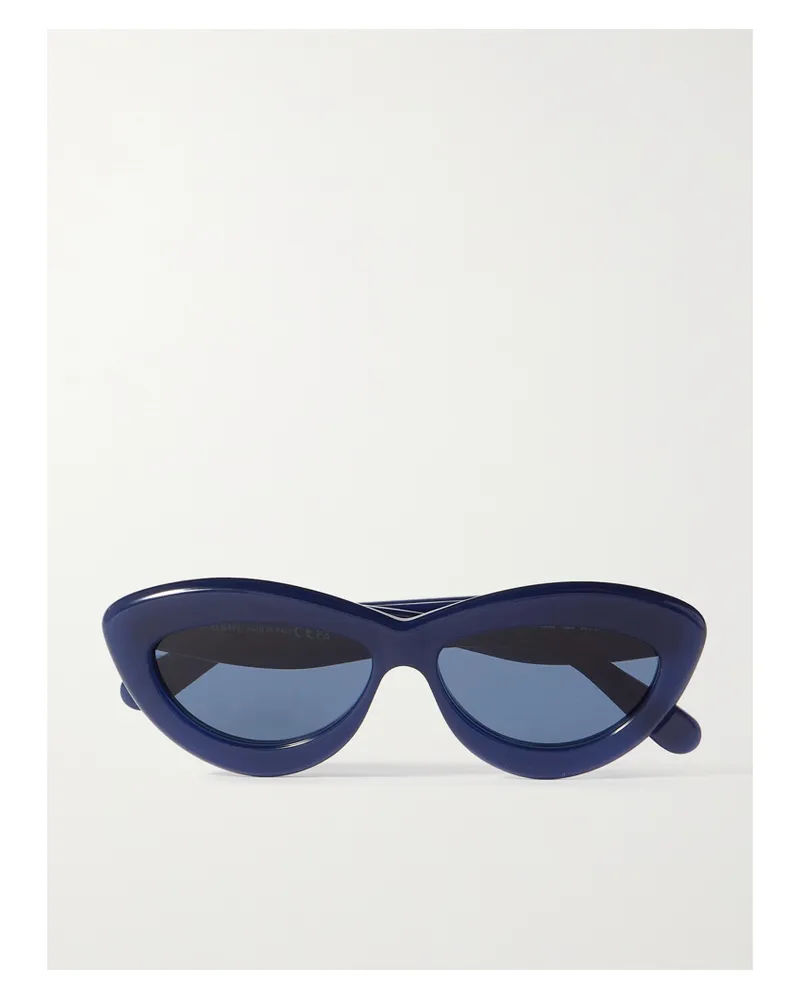 Loewe Inflated Sonnenbrille Mit Cat-eye-rahmen Aus Azetat - Blau Blau