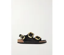 Milano Slingback-sandalen Aus Glanzleder - Schwarz