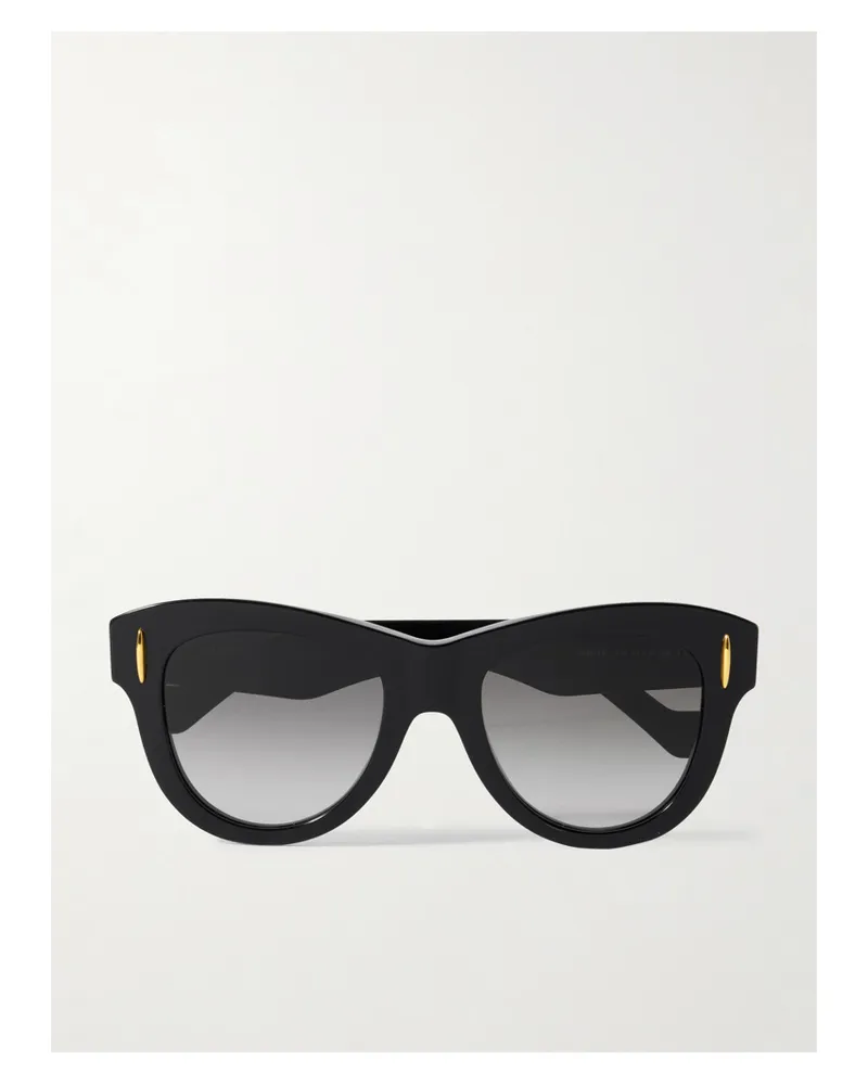 Loewe Anagram D-frame Acetate Sunglasses - Black Black
