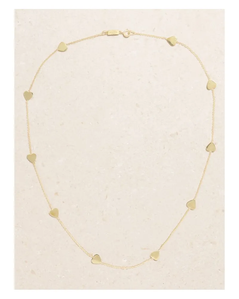 Jennifer Meyer Heart-by-the-inch Kette Aus 18 Karat Gold Gold