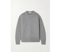 Ophelia Oversized-pullover Aus Einer Woll-kaschmirmischung - Grau