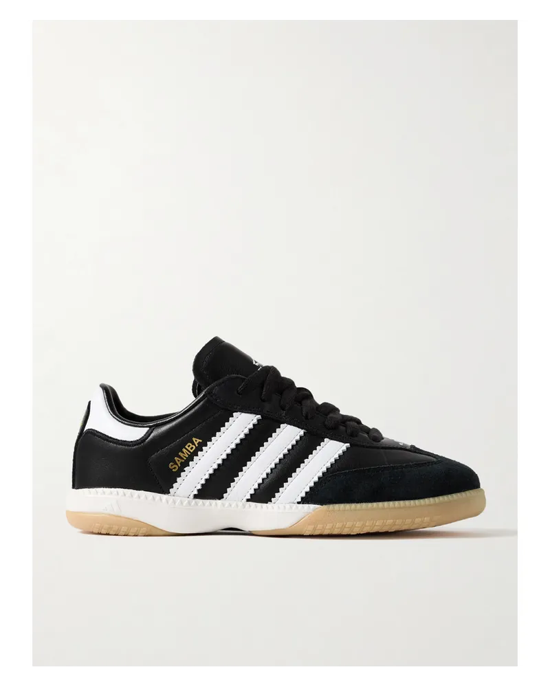 adidas Samba Mn Sneakers aus Leder Schwarz