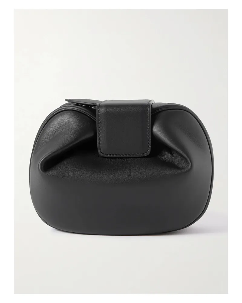 Gabriela Hearst Soft Demi Leather Clutch - Black Black