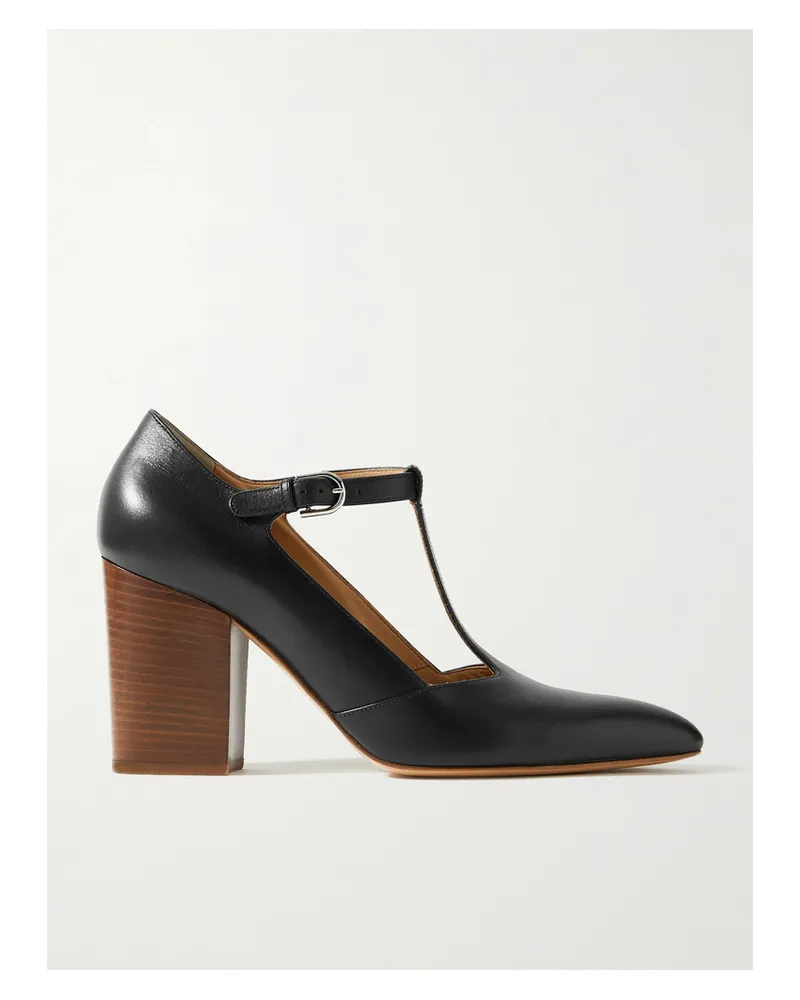 Gabriela Hearst Triana Pumps Mit Spitzer Kappe Aus Leder - Schwarz Schwarz