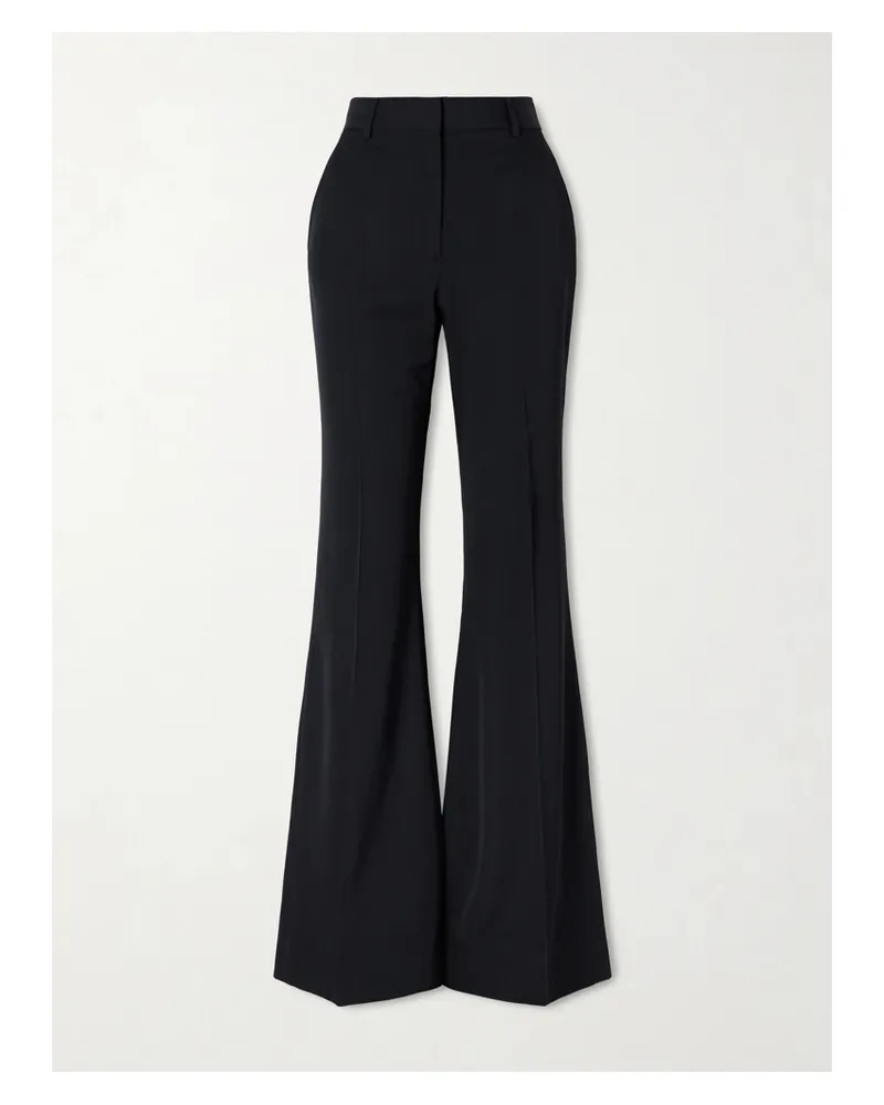 Stella McCartney Schlaghose Aus Wolle - Schwarz Schwarz