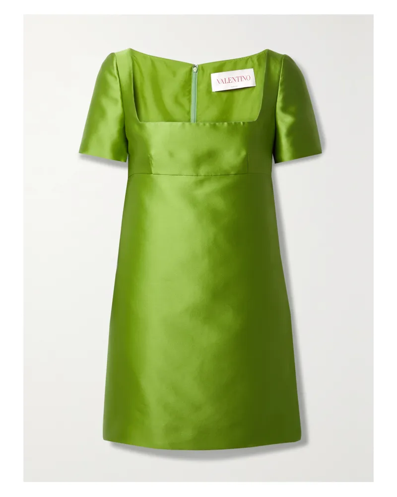 Valentino Garavani Minikleid Aus Mikado - Grün Grün