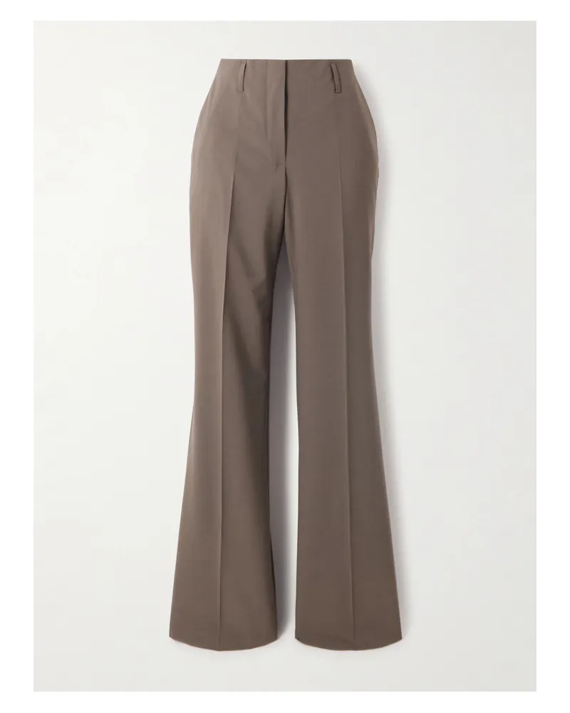Dries van Noten Hose Mit Geradem Bein Aus Webstoff - Braun Braun