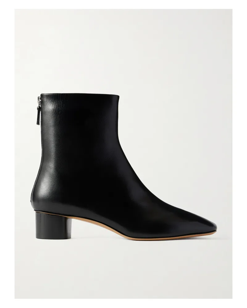 Le Monde Béryl Carole Ankle Boots Aus Leder - Schwarz Schwarz