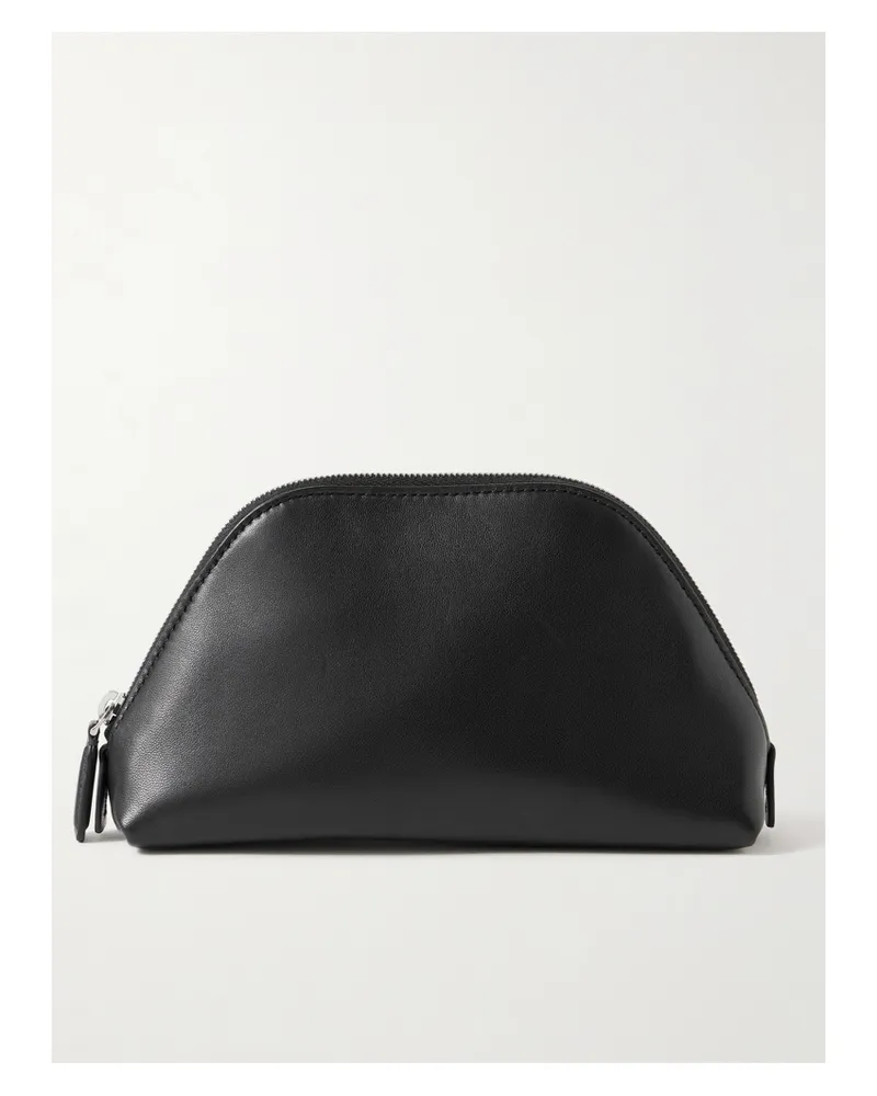 The Row Devon Mini Beutel Aus Leder - Schwarz Schwarz