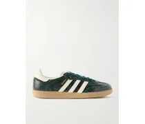 Samba Og Sneakers Aus Leder Mit Schlangeneffekt Und Lederbesätzen - Animal-Print