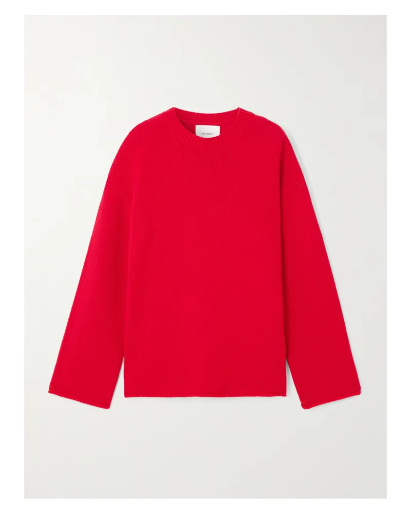 Lisa Yang Kristy Cashmere Sweater - Red Red
