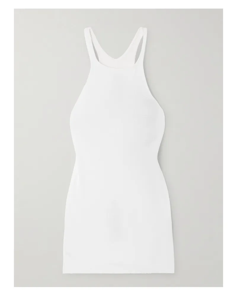 Rick Owens Tanktop Aus Baumwoll-jersey Mit Racerback - Weiß Weiß