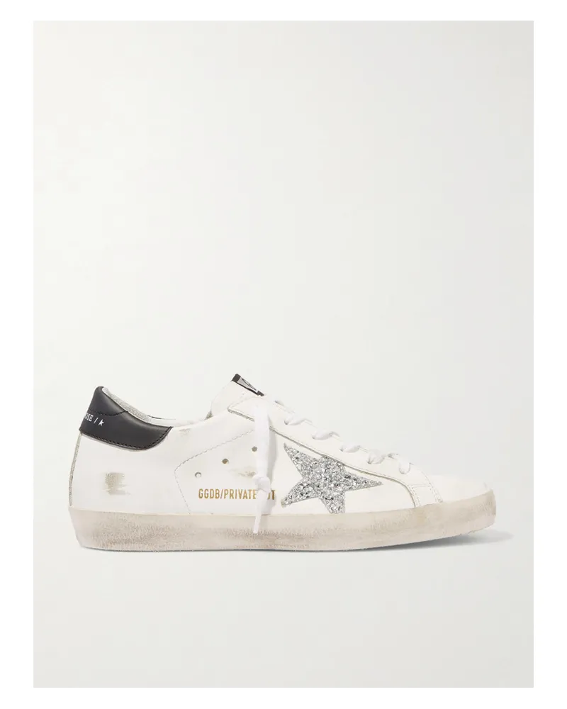 Golden Goose Superstar Sneakers aus Leder Weiß
