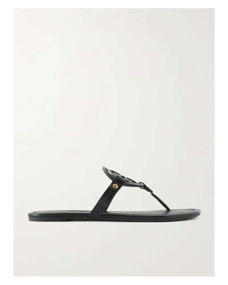 Tory Burch Mini Miller Sandalen Aus Gummi - Schwarz Schwarz