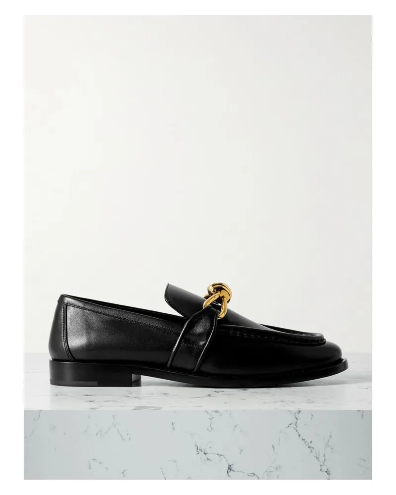 Bottega Veneta Astaire Loafers Aus Leder Mit Verzierung - Schwarz Schwarz