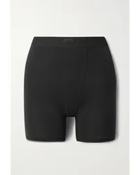 SKIMS Boyfriend Boxer – Onyx – Shorts aus Jersey aus einer Modal-baumwollmischung Schwarz