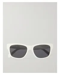 Celine Monochroms Sonnenbrille Elfenbein