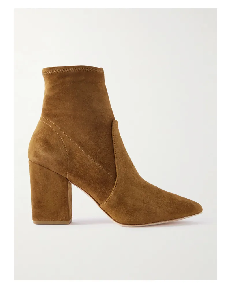 Loeffler Randall Isla Suede Ankle Boots - Brown Brown