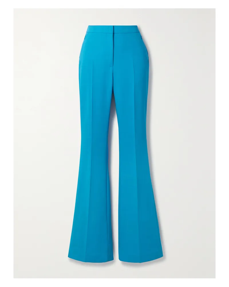 Akris Farid Schlaghose Aus Einer Wollmischung - Blau Blau