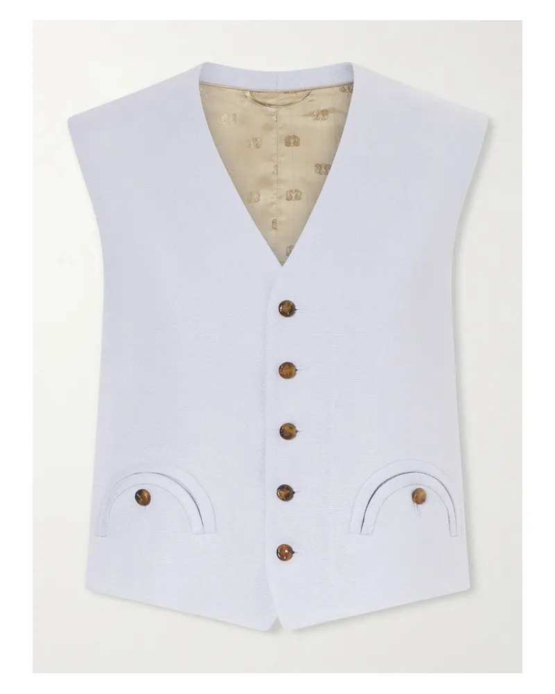 Blazé Milano Feral Canvas Vest - Blue Blue