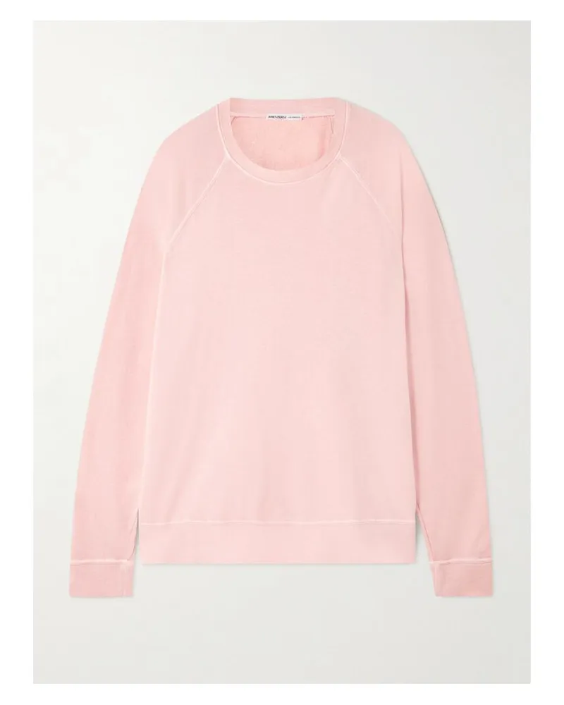 James Perse Sweatshirt Aus Supima®-baumwoll-jersey - Pink Pink