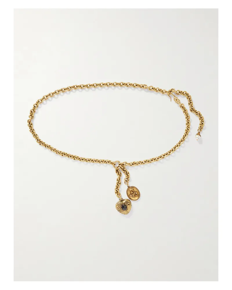 Chloé Goldfarbener Kettengürtel Mit Verzierungen Gold
