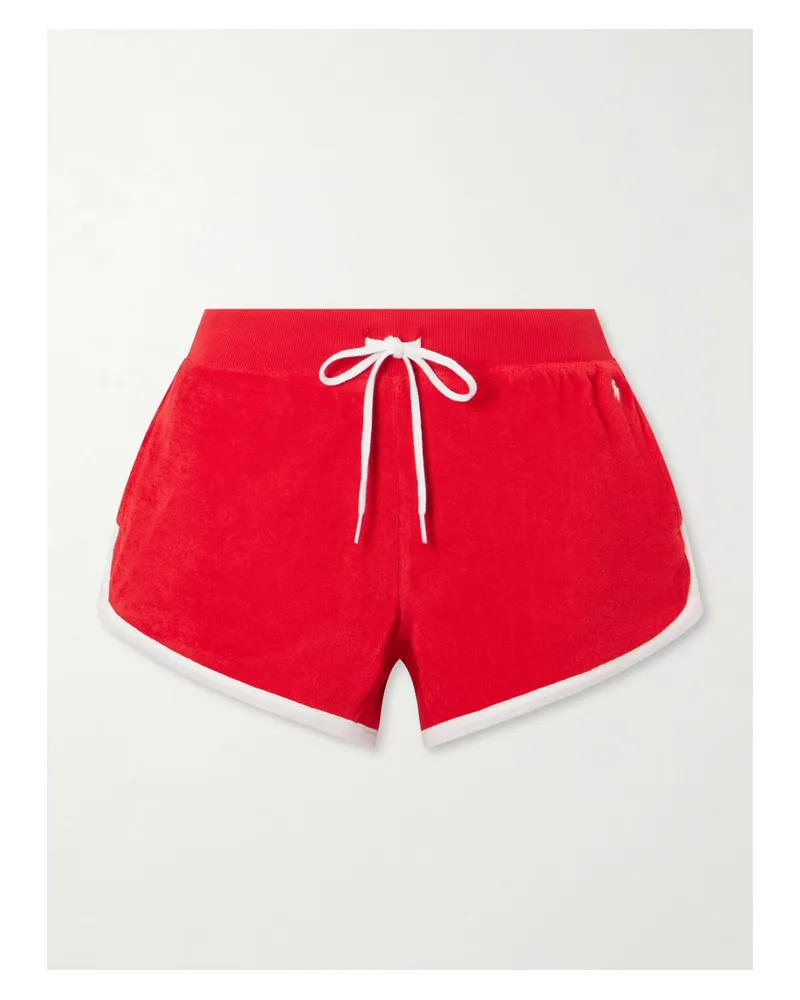 Ralph Lauren Cotton-blend Terry Shorts - Red Red