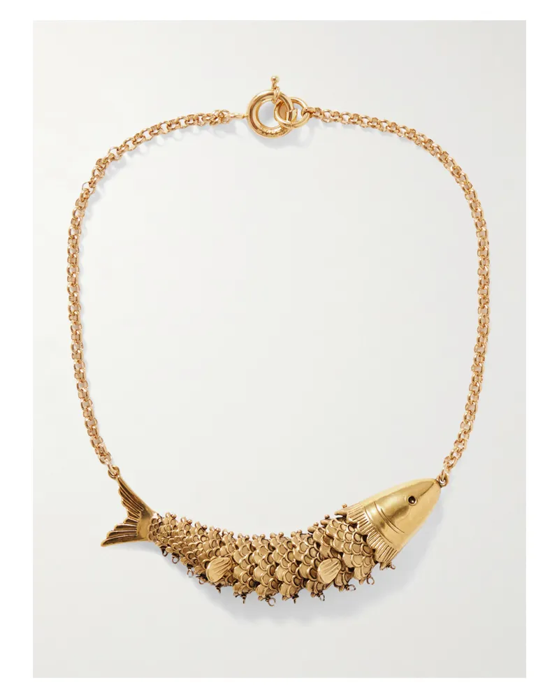 Isabel Marant River Goldfarbene Kette - Silber Silber