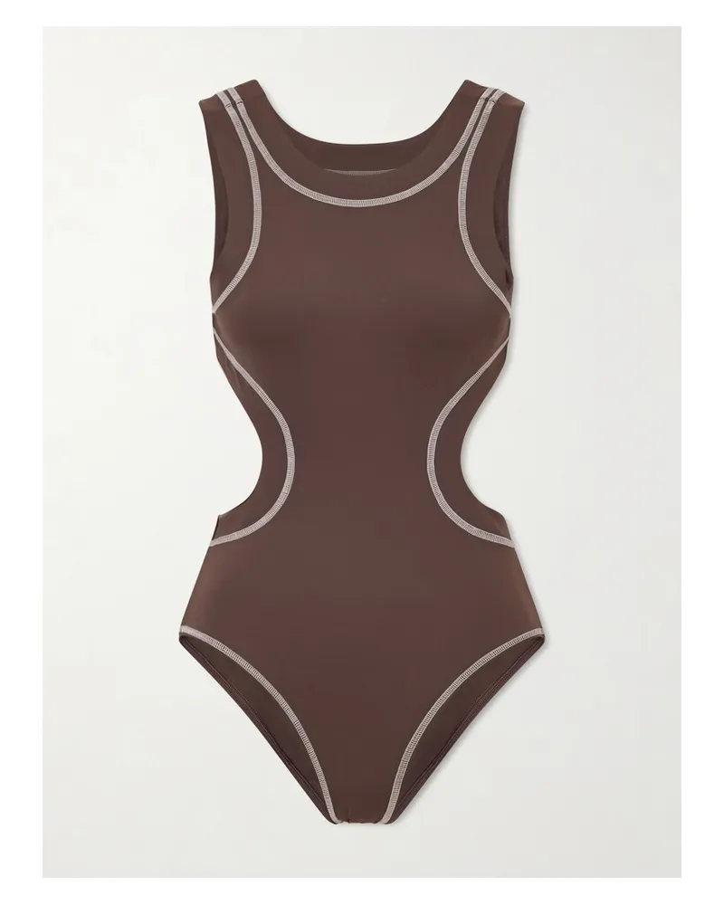 STAUD Dolce One Piece - Brown Brown