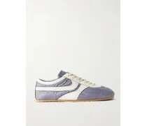 Sneakers Aus Shell Mit Lederbesätzen - Blau