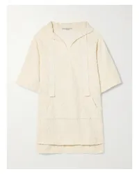 Stella McCartney Poncho aus Frottee aus einer Baumwollmischung Neutral