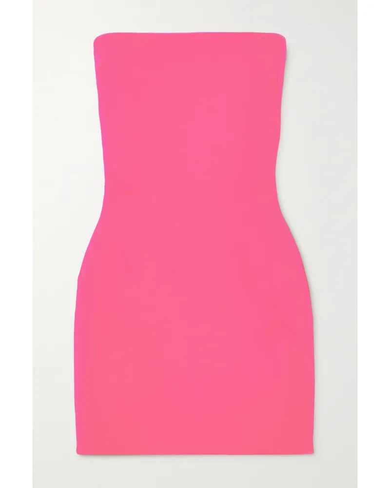Alex Perry Lux Schulterfreies Minikleid Aus Crêpe - Pink Pink