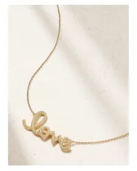 Sydney Evan Medium Love Kette aus 14 Karat Gold