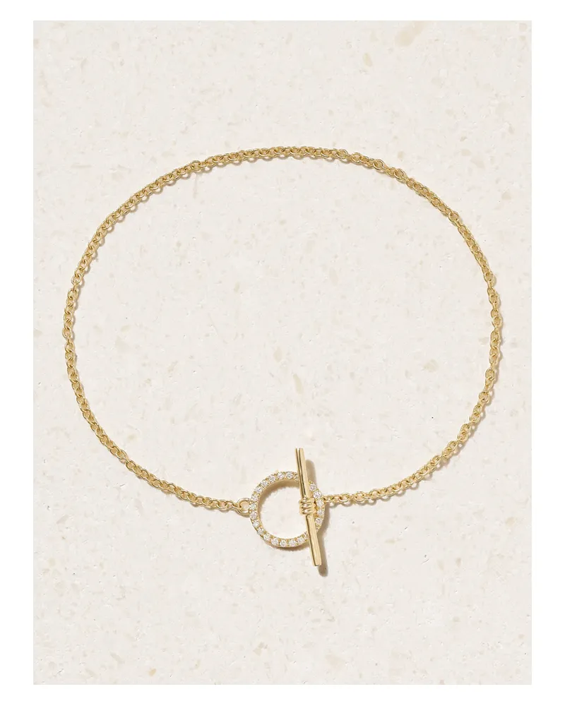 Stone & Strand Armband Aus 14 Karat Gold Mit Diamanten Gold