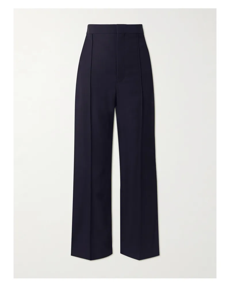 Carven Schlaghose Aus Wolle - Blau Blau