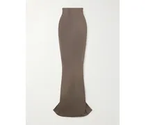 Dirt Coda Stretch-jersey Maxi Skirt - Gray