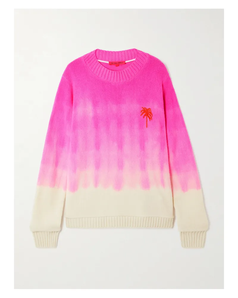 The Elder Statesman Kaschmirpullover Mit Intarsienmotiven - Pink Pink