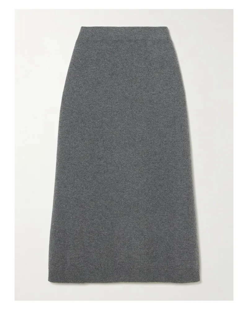 Brunello Cucinelli Midirock Aus Kaschmir - Grau Grau