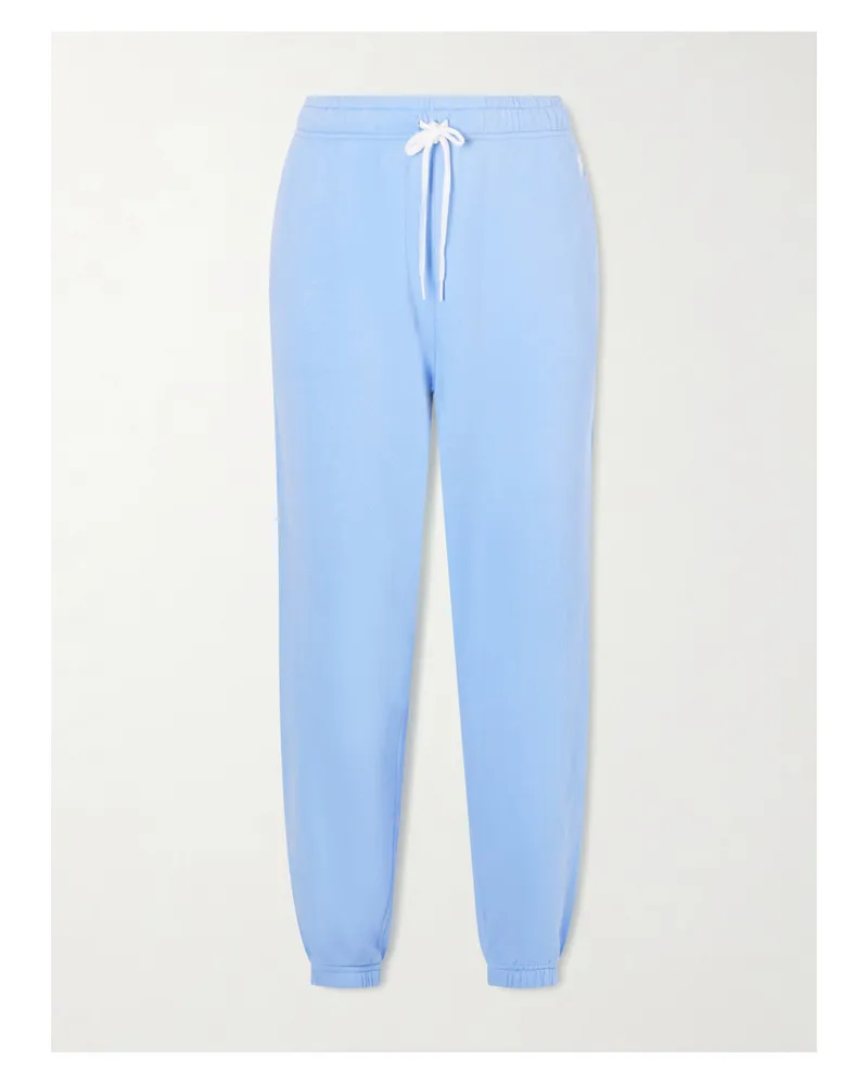 Ralph Lauren Cotton-blend Fleece Sweatpants - Blue Blue