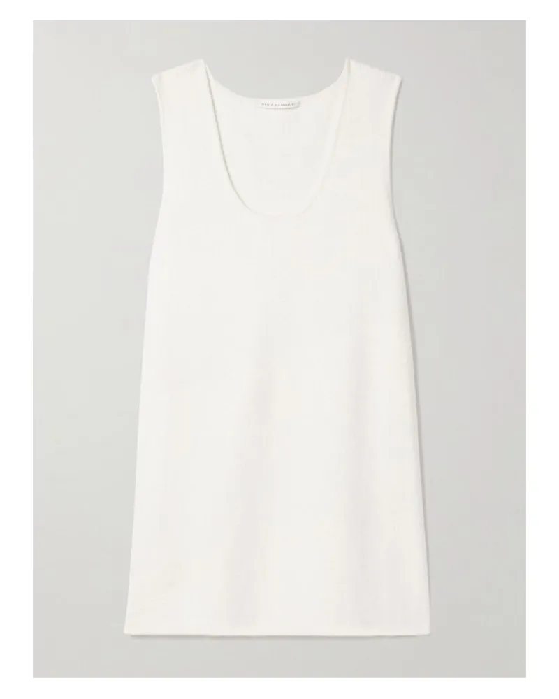 Maria Mcmanus Tanktop Aus Biobaumwolle - Weiß Weiß